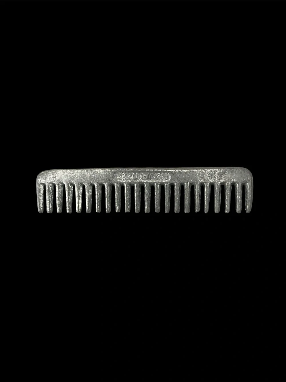 Vintage Aluminum Pocket Grooming Comb Made In U.S.A.